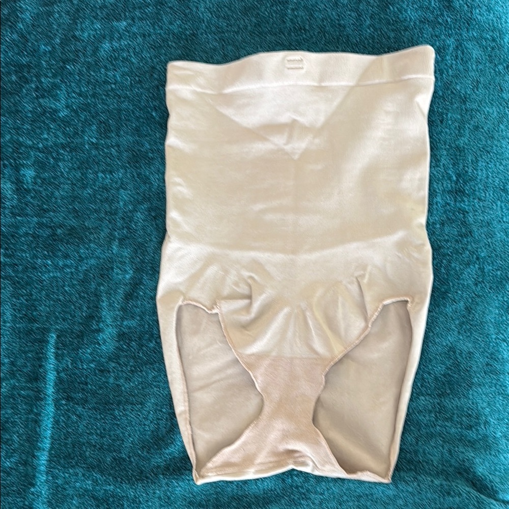 SPANX High Waisted Seamless Shapewear in Tan